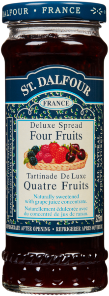 St. Dalfour Tartinade de Luxe Quatre Fruits 225 ml