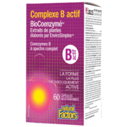 Natural Factors Complexe B actif BioCoenzymé 60 capsules végétariennes