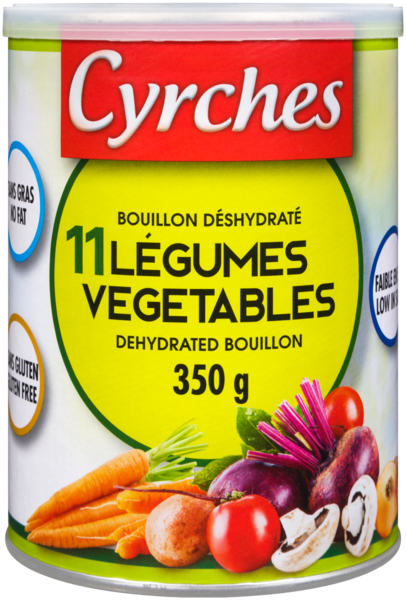 Cyrches Bouillon Déshydraté 11 Légumes 350 g