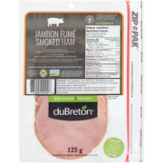 duBreton Smoked Ham Organic 125 g