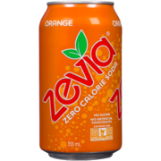 Zevia Zero Calorie Soda Orange 355 ml