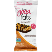 Love Good Fats Chewy-Nutty Barre aux Noix Arachide Chocolatée 40 g