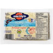 Unisoya Tofu Fines Herbes Biologique 454 g