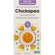 Chickapea Pâtes de Pois Chiches et de Lentilles Biologiques Macaroni
