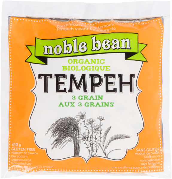 Noble Bean Tempeh aux 3 Grains Biologique 240 g