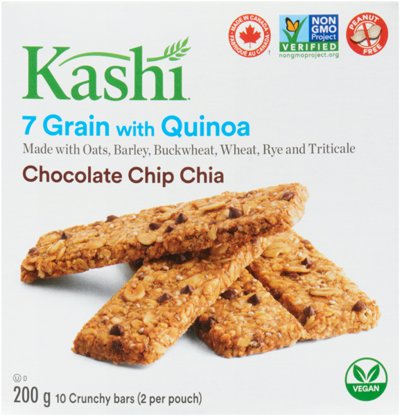 Kashi Barres Croquantes Quinoa Choco Et Chia