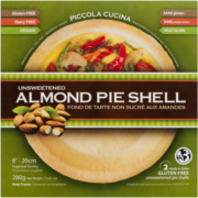 Piccola Cucina Unsweetened Almond Pie Shell 280 g
