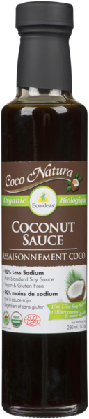 Ecoideas Coco Natura Assaisonnement Coco Biologique 250 ml