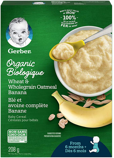 Gerber  Céréales Bio Banane Blé Avoine