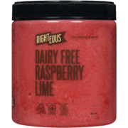 Righteous Small Batch Sorbetto Dairy Free Raspberry Lime 562 ml