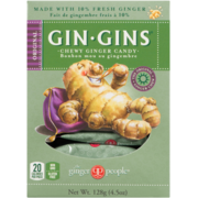 The Ginger People Gin Gins Chewy Ginger Candy Original 128 g