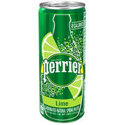 Perrier - Carbonated Natural Spring Water - Lime