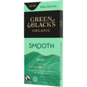 Green & Black's Chocolat à la menthe onctueux biologique 