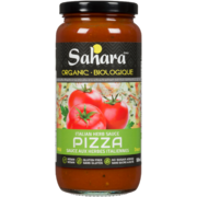 Sahara Sauce aux Herbes Italiennes Pizza Douce Biologique 500 ml
