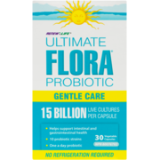 Renew Life Probiotique Flore Suprême Soutien Délicat 30 Capsules Végétales