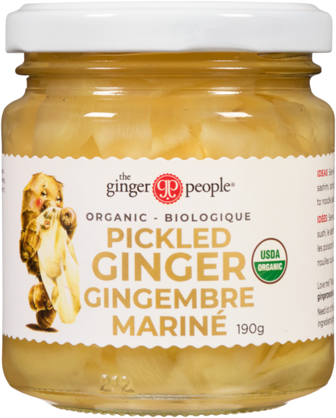 The Ginger People Gingembre Mariné Biologique 190 g
