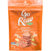 Go Raw Ginger Snap Sprouted Seed Cookies 85 g