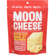 Moon Cheese Collation de Fromage Croquant Jack et Jalapeños 57 g