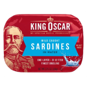 King Oscar Sardines brisling à l'eau 