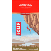 Clif Bar Energy Bar Chocolate Almond Fudge 12 Bars x 68 g