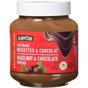 Savor Organic Chocolate & Hazelnut Spread 375G