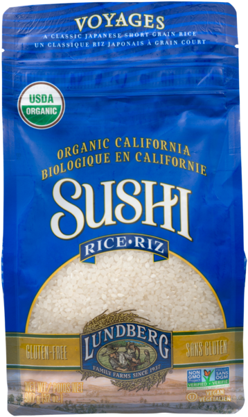 Lundberg Voyages Riz Sushi Biologique en Californie 907 g