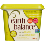 Earth Balance Tartinade Traditionnelle Fait avec de l'Huile d'Olive 368 g