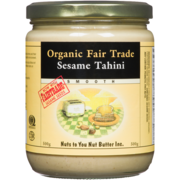 Nuts to You Nut Butter Organic Fair Trade Smooth Sesame Tahini 500 g