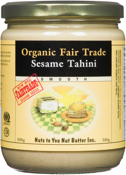 Nuts to You Nut Butter Tahini de Sésame Équitable Biologique Crémeux 500 g
