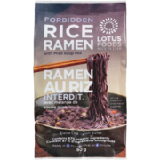 Lotus Foods Ramen au Riz Interdit avec Mélange de Soupe Miso 80 g
