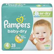 Pampers Diapers - Baby Dry Jumbo Size 4