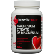 Innovite Health Citrate de Magnésium 250 mg 100 Capsules