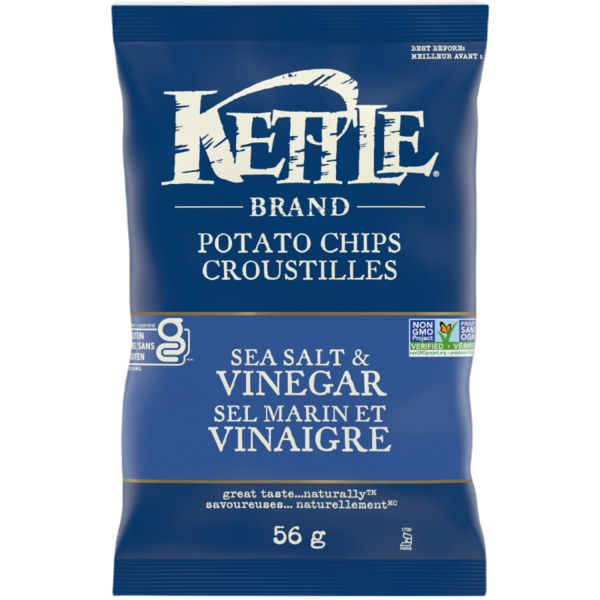 Kettle Croustilles sel marin et vinaigre