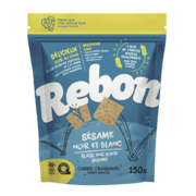 Rebon Crackers Sesame Black and White
