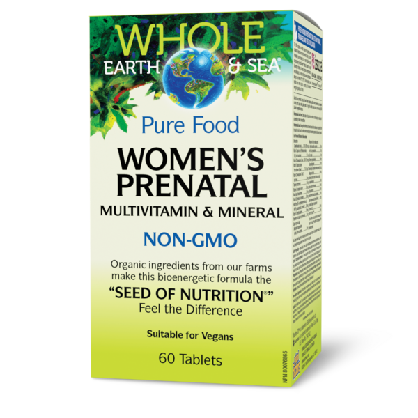 Whole Earth & Sea® Prénatale Femmes Multivitamine et minéraux   60 comprimés