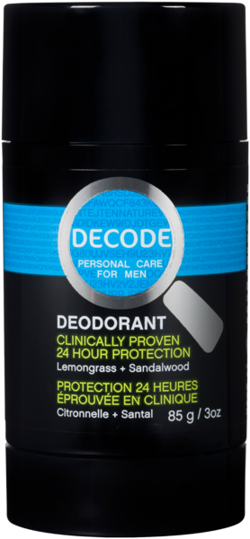 Decode Deodorant Citronnelle + Santal 85 g
