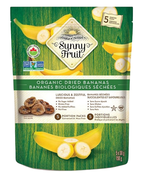 Sunny Fruit Bananes Biologiques Sechees