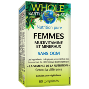 Whole Earth & Sea® Multivitamine et minéraux, Femmes 60 comprimés
