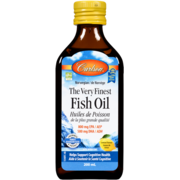 Carlson the Very Finest Fish Oil Norwegian Lemon Flavour 200 ml