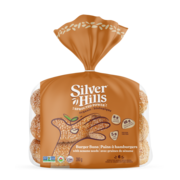 Silver Hills Petits pains à hamburger au sésame germé biologique 