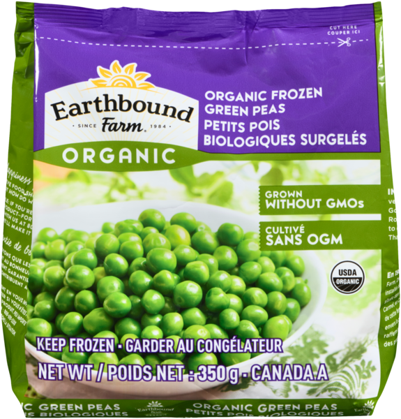 Earthbound Farm Organic Petits Pois Biologiques Surgelés 350 g