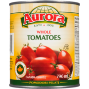 Aurora Tomatoes Whole 796 ml