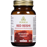 Purica Micronized Mushrooms Red Reishi 60 Vegan Caps