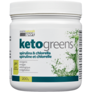 KetoGreens chlorelle et spiruline biologiques avec huile TCM biologique - poudre