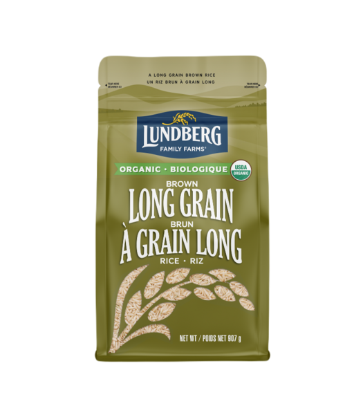 Lundberg Biologique Brun Héritage Riz à Grain Long  907 g