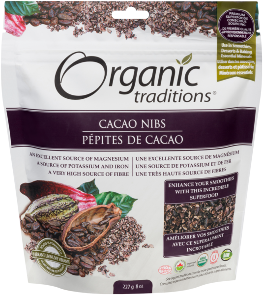Organic Traditions  Pépites De Cacao