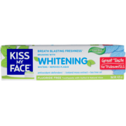 Kiss My Face Brosser avec Blanchissant Dentifrice avec Xylitol et Aloès Naturel 127.6 g
