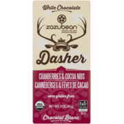 Zazubean Dasher White Chocolate Cranberries & Cocoa Nibs 85 g