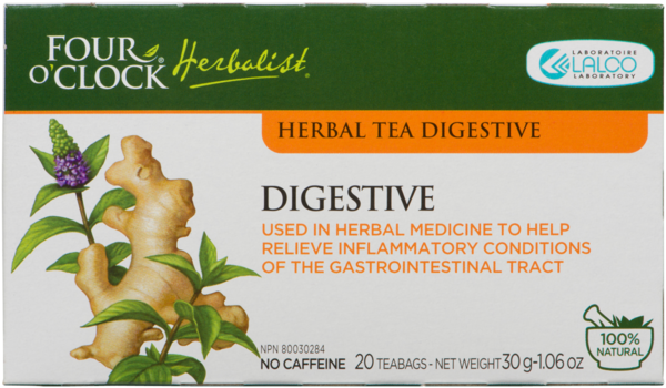 Four O'Clock Herbalist Herbal Tea Digestive 20 Teabags 30 g