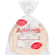 Aidan's Gluten Free 4 Pocket Pitas 450 g